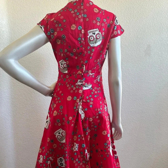Sugar Skulls Flower Dress size M - Picture 10 of 11